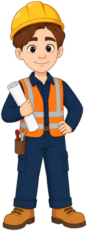 Ned, chef de chantier, te souhaite la bienvenue
